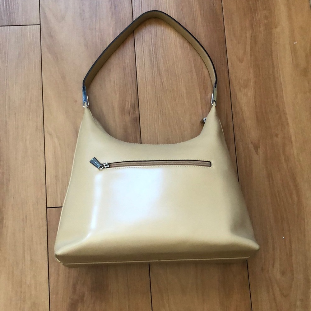 💜Lancaster cream 🦋leather hand/shoulder bag💜